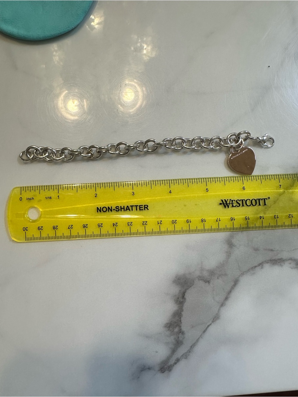 Tiffany & Co. bracelet with Gold Plated Toggle Heart Tag Charm - Authentic - Picture 3 of 6